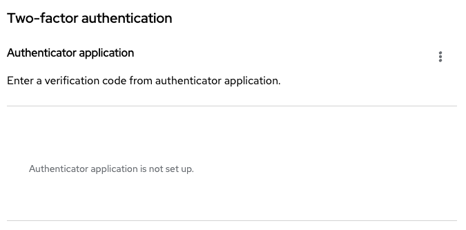 Two-Factor Authentication